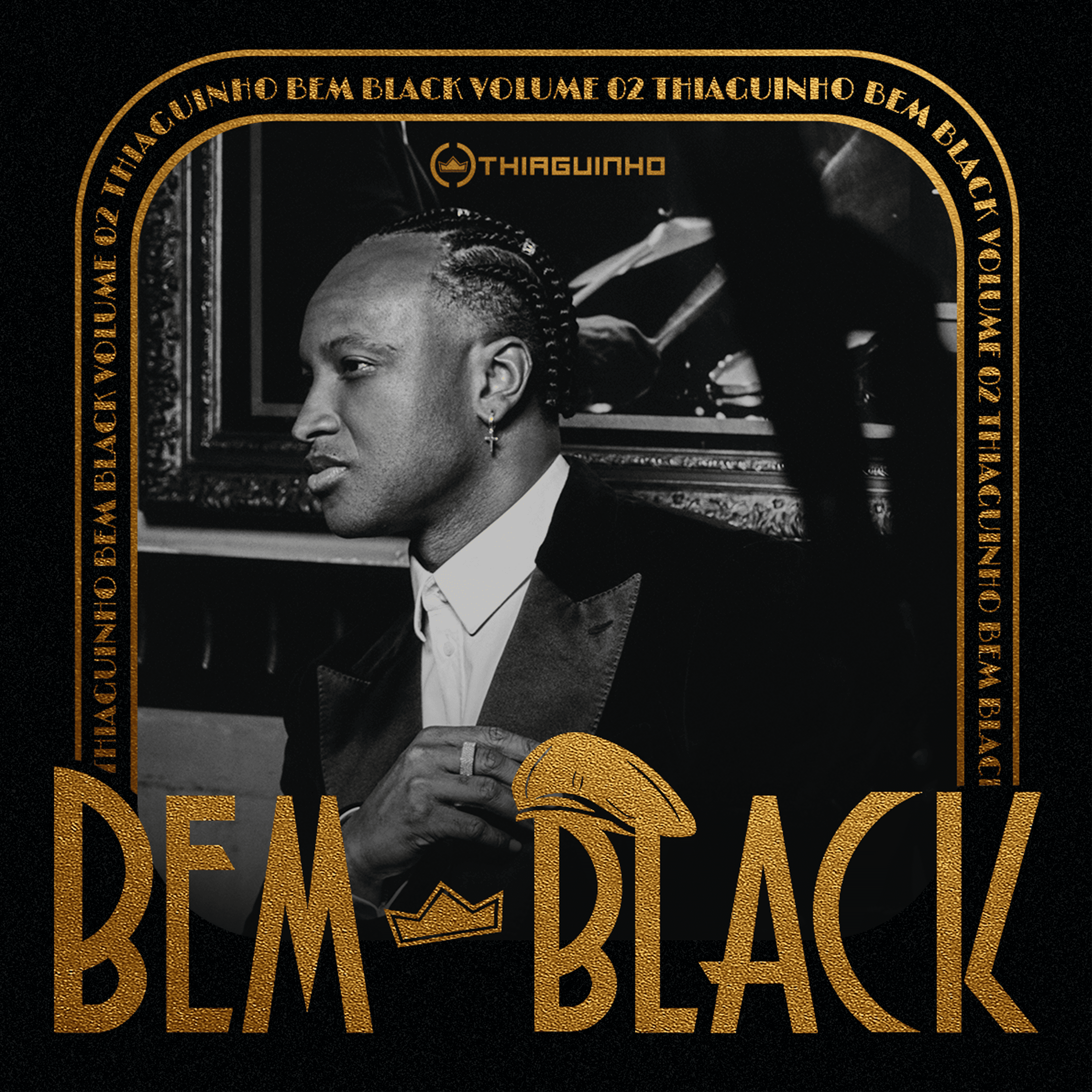 Thiaguinho revela a capa do segundo ato de “BEM BLACK”