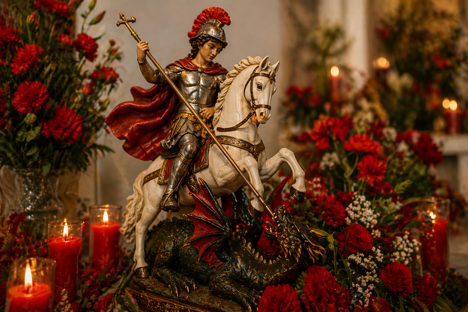 São Jorge é celebrado em 23 de abril e mobiliza fé, tradição e cultura popular no Brasil