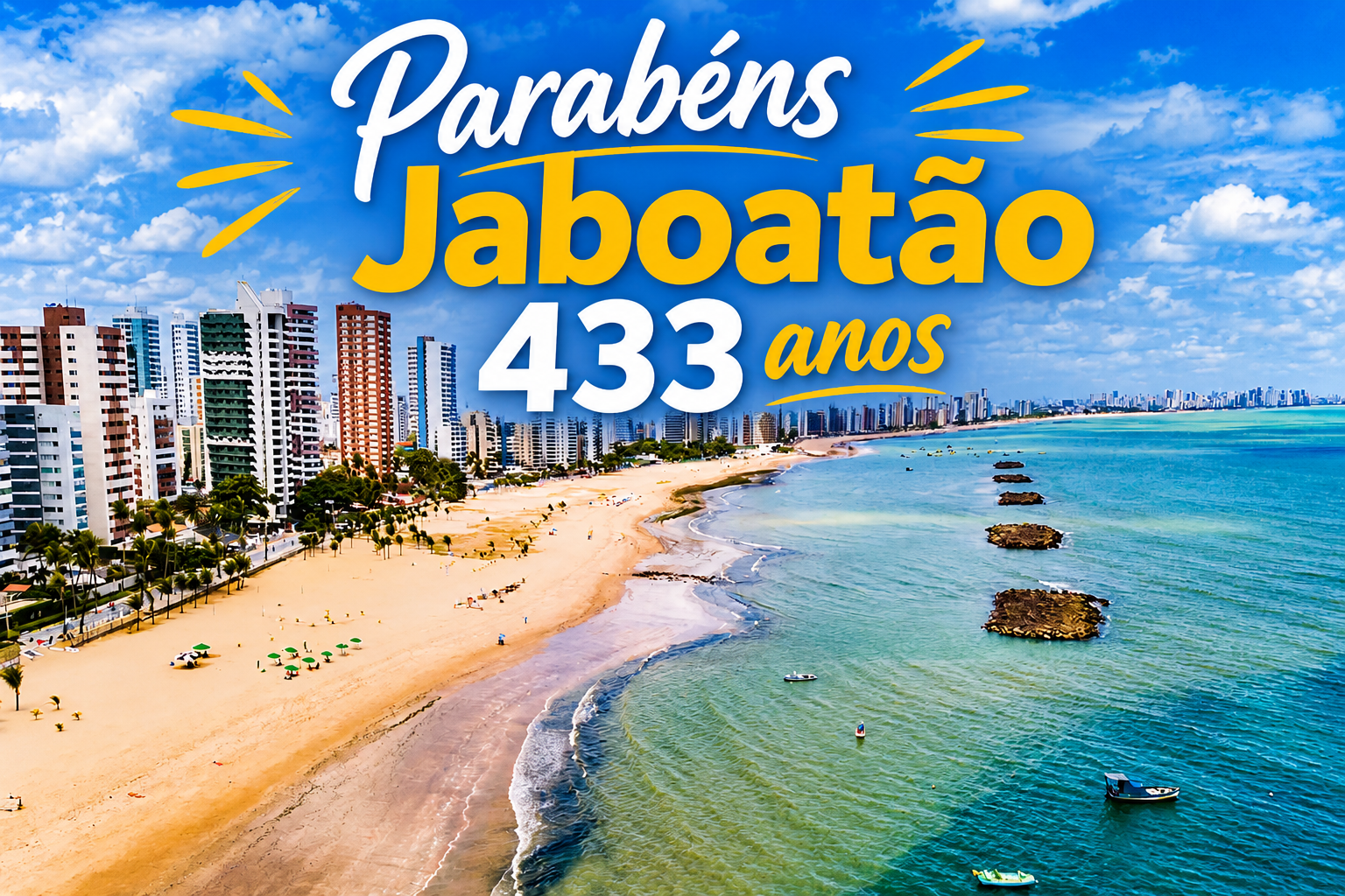 Jaboatão celebra aniversário e reforça importância histórica e econômica em Pernambuco