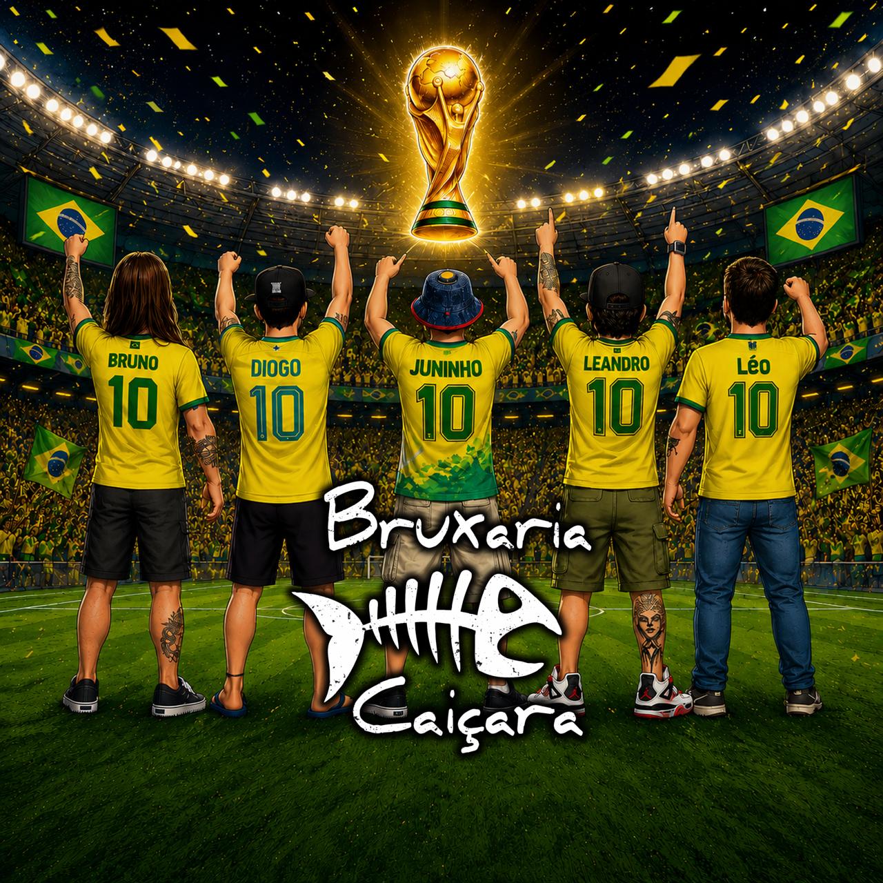 Bruxaria Caiçara aposta em clima de Copa do Mundo no lançamento de ‘O Grito da Galera’